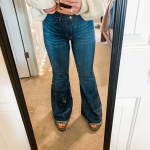 NWOT These Three Boutique Bell Bottom Flare Jeans